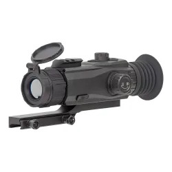 Прицел тепловизионный Gaut Jasper TS 225 256х192 AI 320x240 D25 - вид спереди слева, открытая крышка объектива