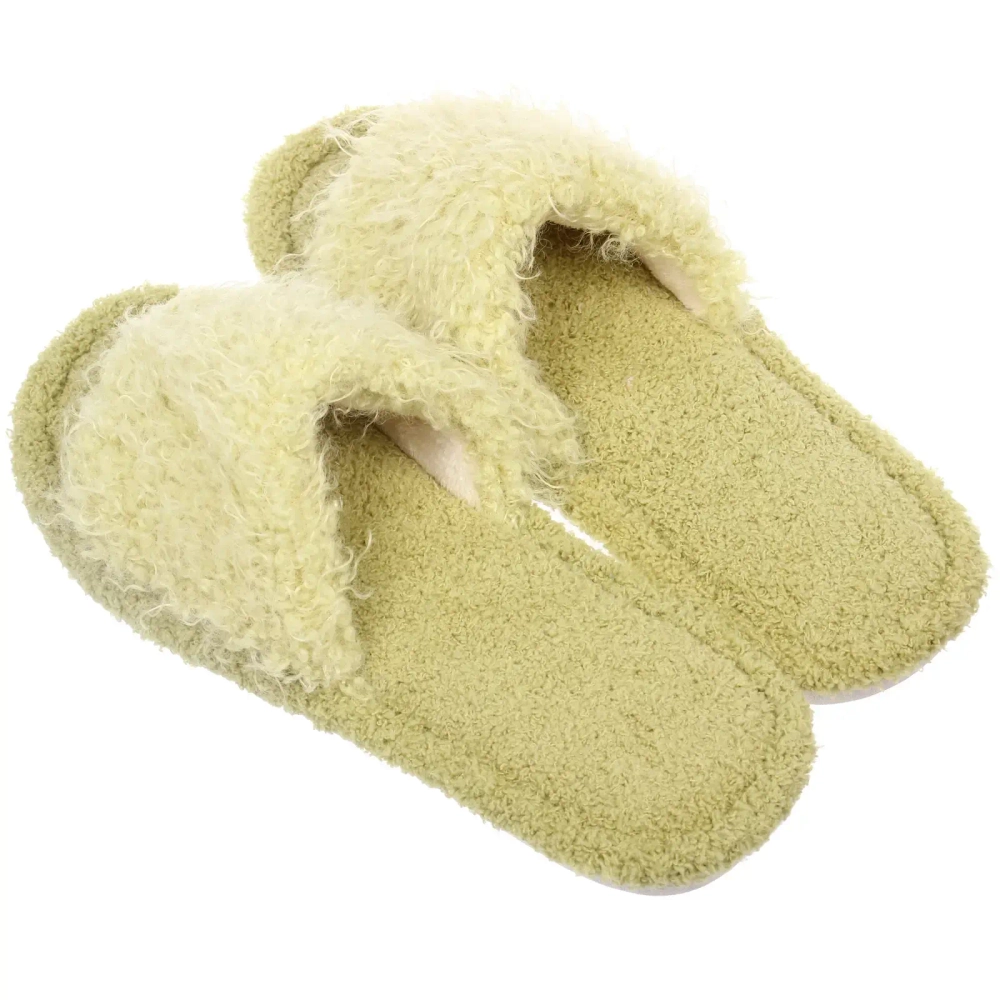 Тапочки женские домашние «COMFORT», цвет зелёный, р-р 38-39