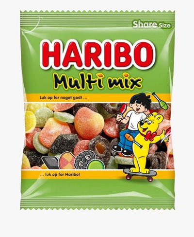 HARIBO жевательный мармелад Multi Mix 120 г (Из Финляндии)
