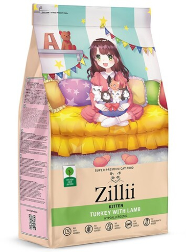 ZILLII Kitten Индейка/ягненок для котят 400 г