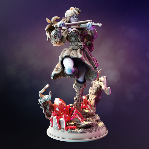 Эльф Полуэльфы Темные эльфы Дроу Бард миниатюра для dnd, днд, pathfinder, фентези, Настольная игра, НРИ, Варгейм, РПГ