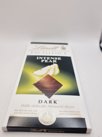 Шоколад темный Lindt Excellence INTENSE Pear Груша с миндалем, 100 г (Швейцария)