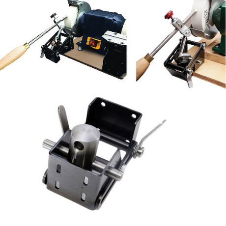 Комплект Упор заточной Robert Sorby Deluxe Universal Sharpening System и Шаблон с углами: 10,30,45 и 90 гр. для заточки стамесок, ножей, ножей рубанков, токарных резцов на станках с заточным кругом М00011078