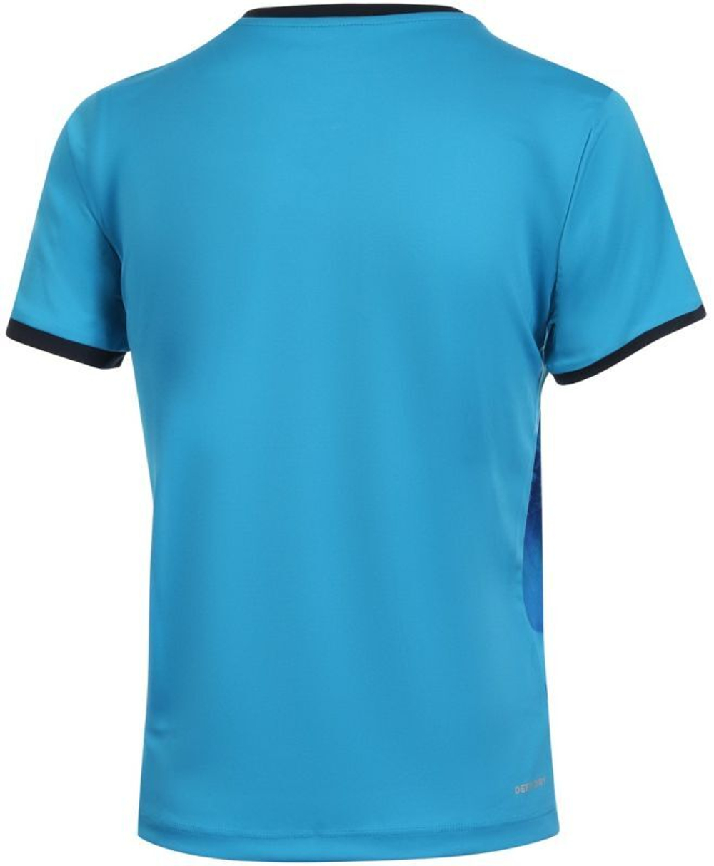 Детская теннисная футболка Lotto Top Ten B III Tee PRT3 PL - blue bay