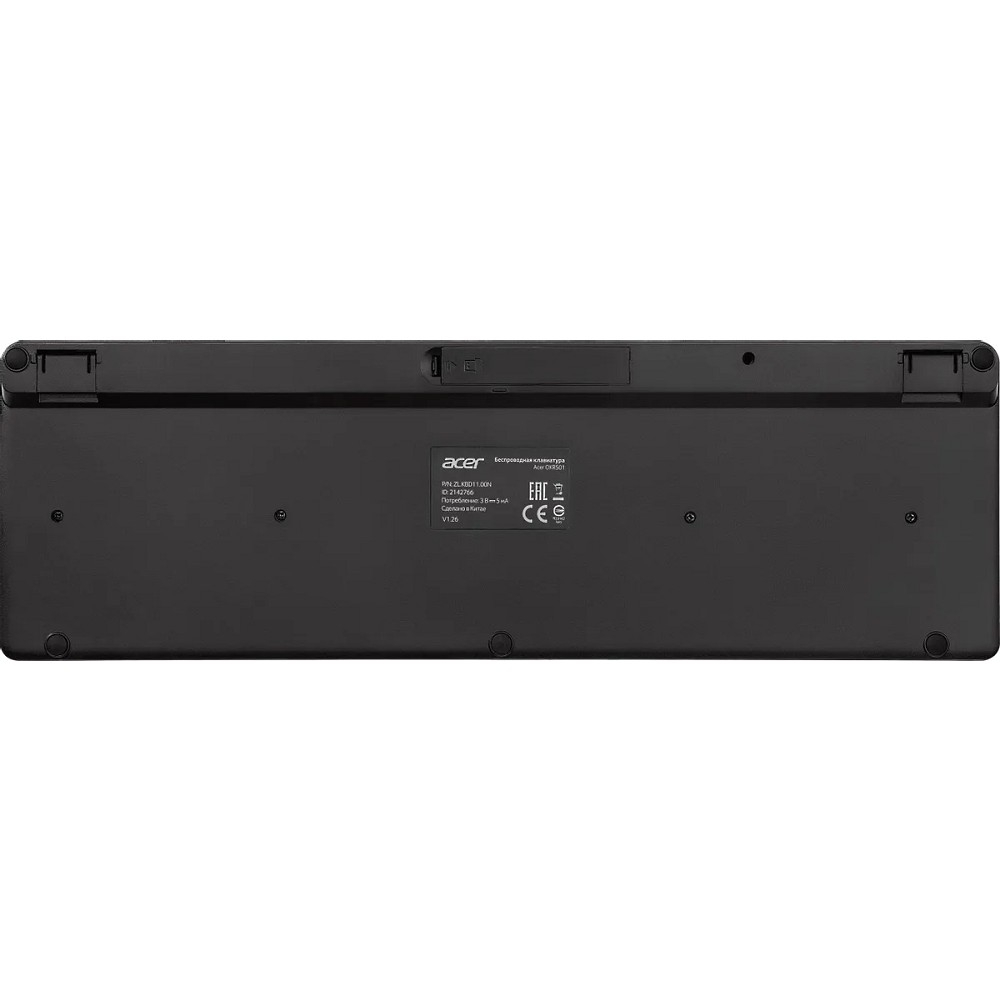 Acer OKR501 [ZL.KBD11.00N] черный USB беспроводная Multimedia (ZL.KBD11.00N)
