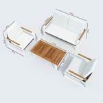 Лаунж зона Ideal Patio АРТИ белая