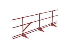 Кровельное ограждение Fachmann KO/SK/SN-800-2-3000 Фальцевый крепеж RAL