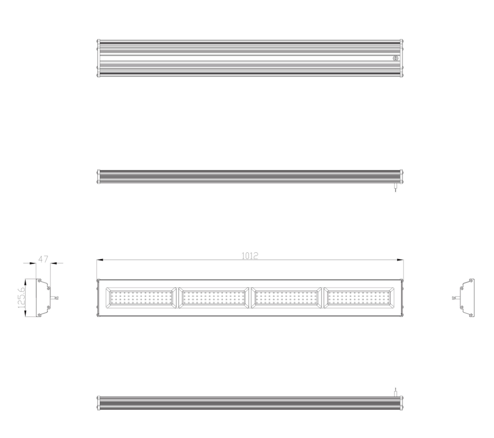 Светильник LED ДСП для высоких пролетов IP65 200Вт 21000Лм 5000К КСС Д IC SPP-403 ЭРА Б0046674