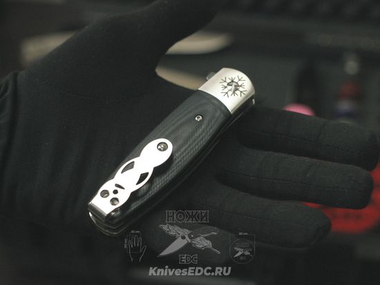 Складной нож Steelclaw Карачун-01 c клинком из стали D2, рукоять G10