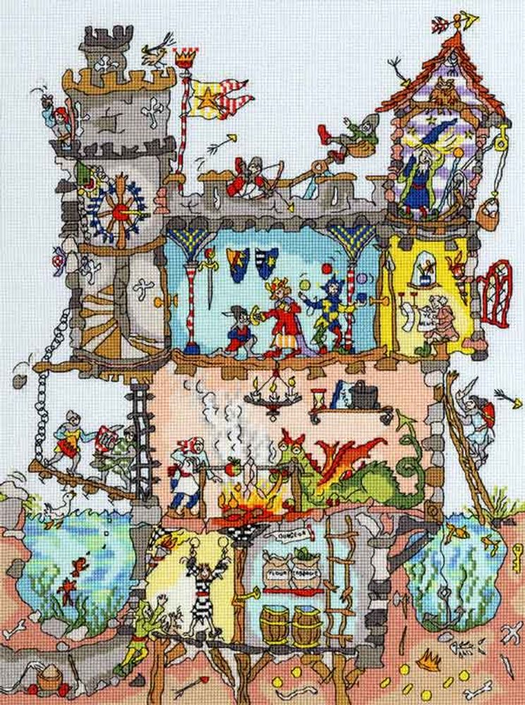 Набор для вышивания нитками Bothy Threads, Castle (Замок), 26х35 см Набор для вышивания нитками Bothy Threads, Castle (Замок), 26х35 см