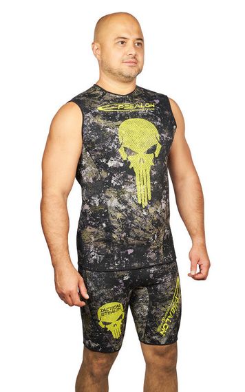 Майка Epsealon Skull Tactical Camo без рукавов 2.5 мм