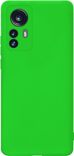 Мягкий Soft Touch чехол из силикона для XIAOMI 12 PRO (не 12,X,T,S,LITE!) с бархатной подкладкой