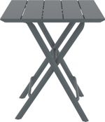 Стол пластиковый складной Siesta Contract Helen Folding Table 60, темно-серый