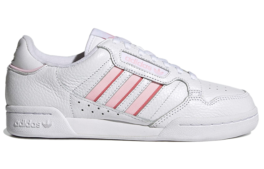 Adidas Women"s Continental 80 Stripes "White Clear Pink" Women"s