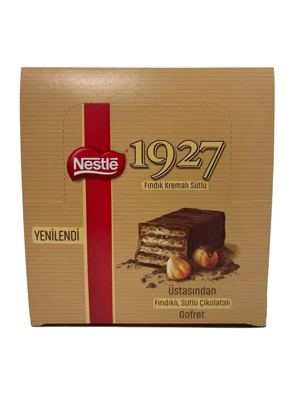 Турецкие Хрустящие вафли Nestle 1927 с фундуком, 12шт