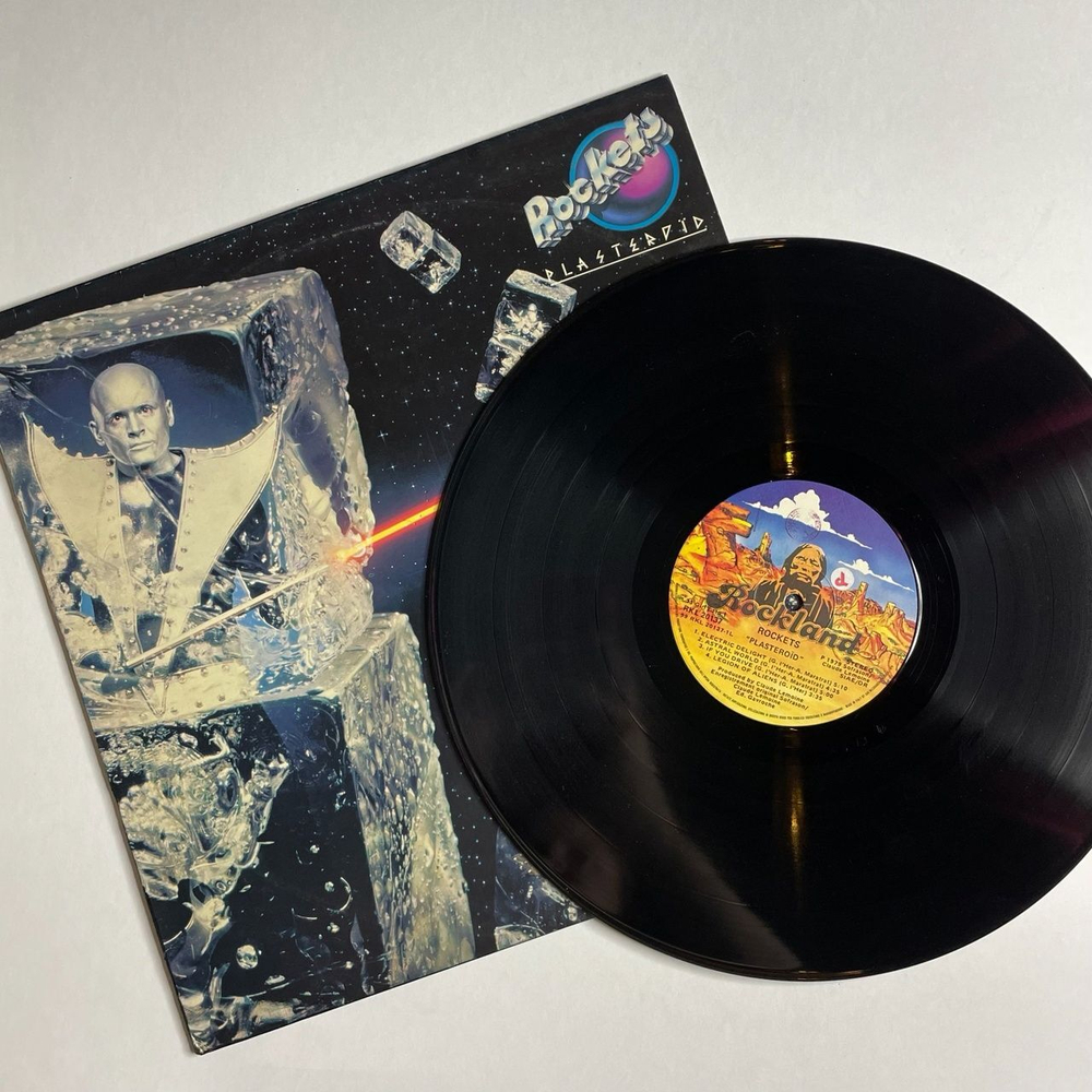 Винтажная виниловая пластинка LP Rockets Plasteroid (Italy 1979) Legion Of Alians