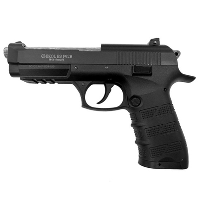 Пистолет пневматический EKOL ES P92 Blowback Black (металл) 4,5 мм
