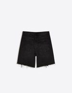 Мужские рваные джинсовые бермуды - BERSHKA