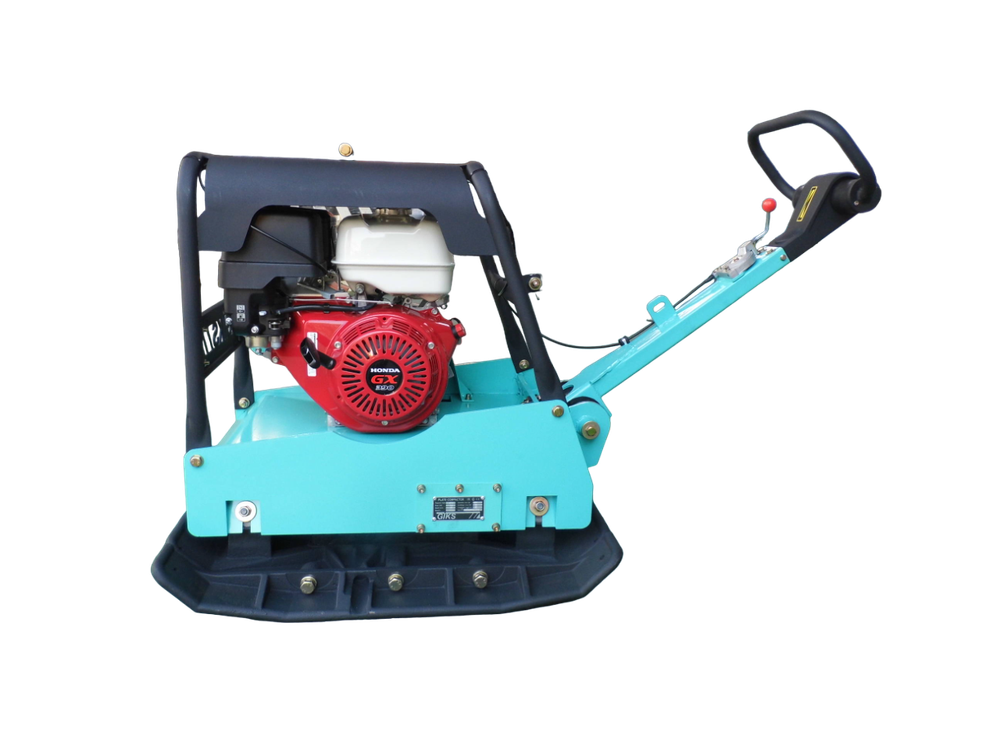 Виброплита реверсивная GIKS PHC-260H гидравлика - [260 кг / 38 кН / Honda GX390] ручной старт