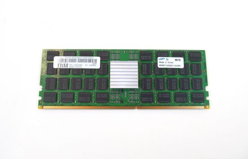Оперативная память IBM 8GB POWER6 DDR2 DIMM PC2-3200 ECC REG 45D1205