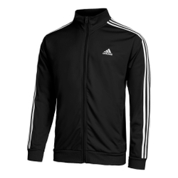Мужские теннисные Костюмы adidas Sportswear Basic 3-Stripes Tricot Tracksuit Men - Black, White