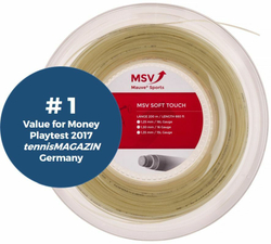 Теннисные струны MSV Soft Touch (200 m) - natural