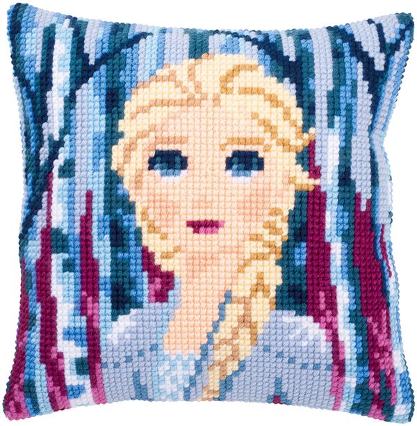 Набор для вышивания нитками Vervaco, Disney Frozen 2. Эльза 40х40 см