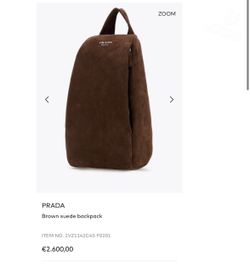 Нагрудная сумка-слинг Prada
