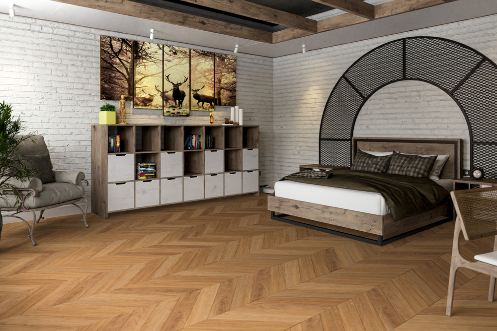Кварц-винил SPC Damy Floor Chevron SPC 0,75мм 5,2 мм МОНСОРО 1.676 м2