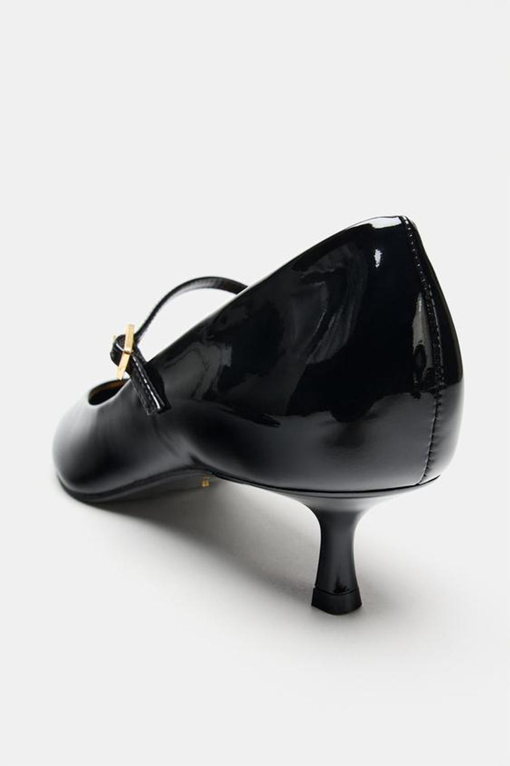 ZARA ТУФЛИ НА КАБЛУКЕ KITTEN ZW COLLECTIONЙ, ЧЕРНЫЙ