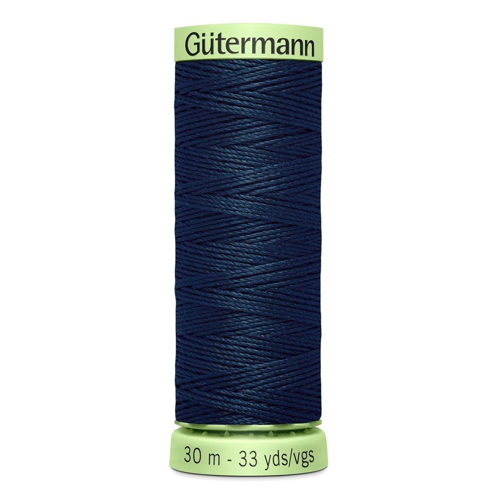 Нитки отделочные Gutermann Top Stitch 30 (30 метров), 5 кат. | 487 т.т.сине-зеленый