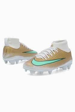 Бутсы Nike Zoom Mercurial Superfly 11 Club Mbappe FG/MG Junior - золотой