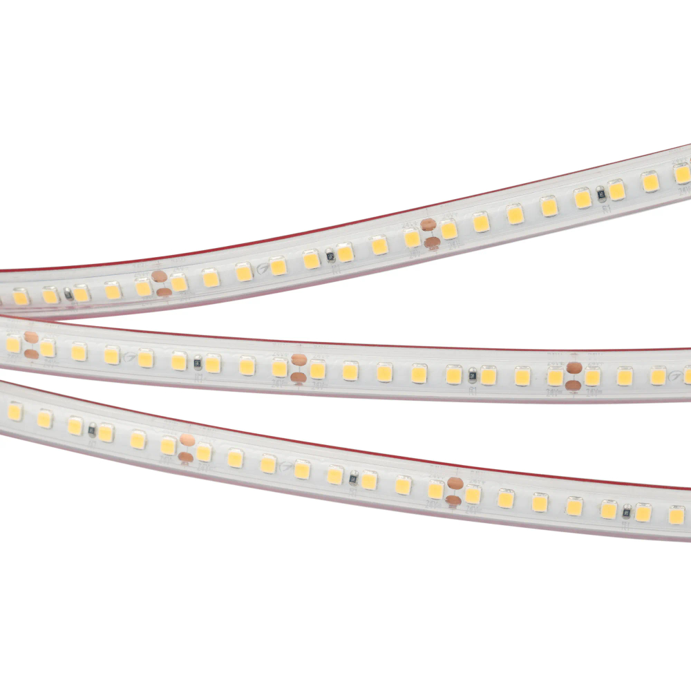 Светодиодная лента RTW 2-5000PS-50m 24V Cool 8K 2x (2835, 160 LED/m, LUX) (Arlight, 12 Вт/м, IP67) 028565