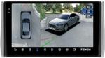Магнитола для Toyota RAV4 5 2019-2025 (правый руль, с горбом) - Teyes CC3-2K-360 монитор 10.36" 2K QLED на Android 10, Быстрая, CarPlay, 4G SIM-слот, 4 камеры в комплекте