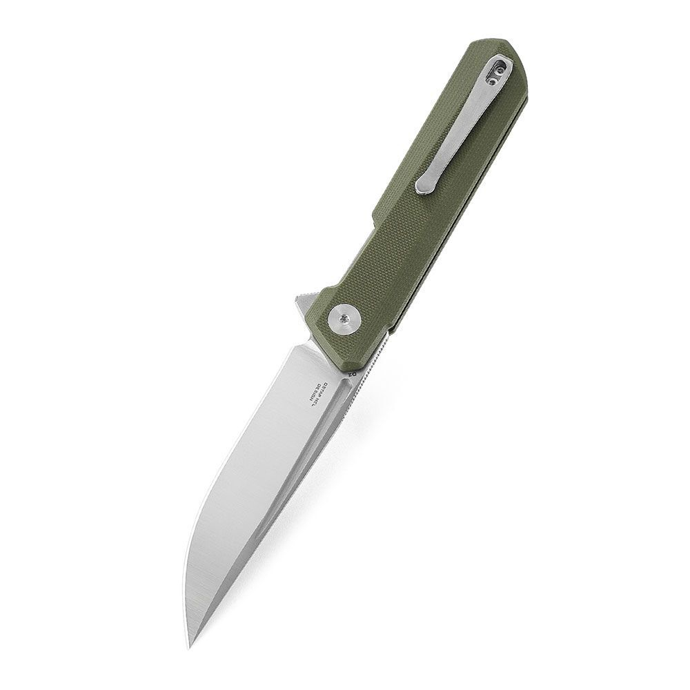 Нож туристический Bestechman Dundee сталь D2, рукоять G10 зеленая