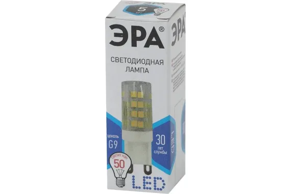 Лампа светодиодная Эра 220V GU9 5W 4000K 32158