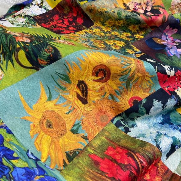 ШЕДЕВРЫ 100% , хлопок Handmade Fabrics 13