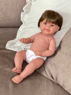 Кукла для девочки виниловая 45см Паула без одежды (46126W1)