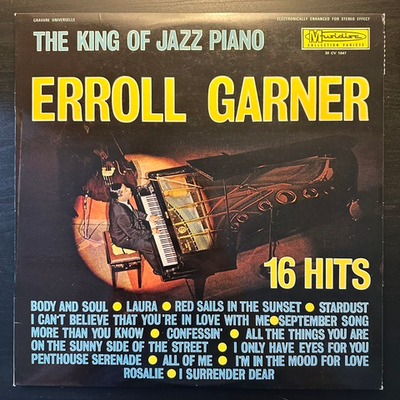 Erroll Garner – The King Of Jazz Piano - 16 Hits (Франция)
