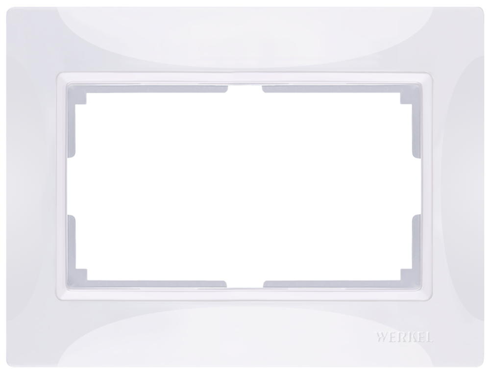 Рамка Werkel Snabb для двойной розетки белый basic WL03-Frame-01-DBL-white 4690389117008