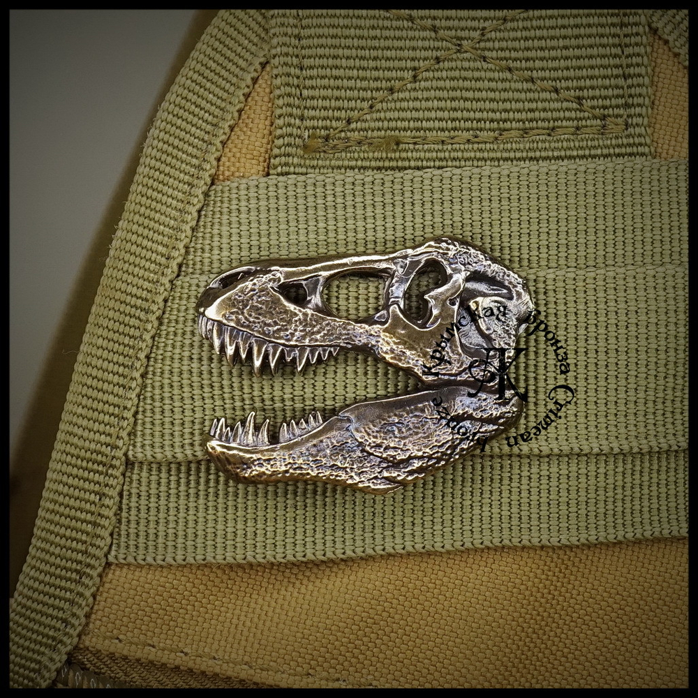 Клипса для системы MOLLE "T-Rex" , латунь