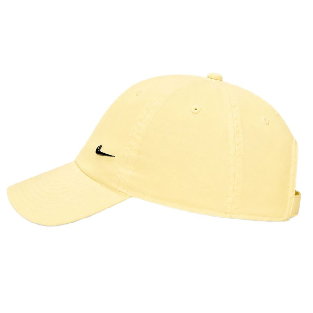 Теннисная кепка Nike Dri-Fit Club Unstructured Metal Swoosh - coconut milk/metallic black
