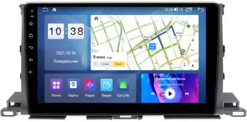 Магнитола для Toyota Highlander 3 2014-2020 - Parafar PF467LUX2UHD на Android 13, Быстрая, QLED, CarPlay, 4G SIM-слот