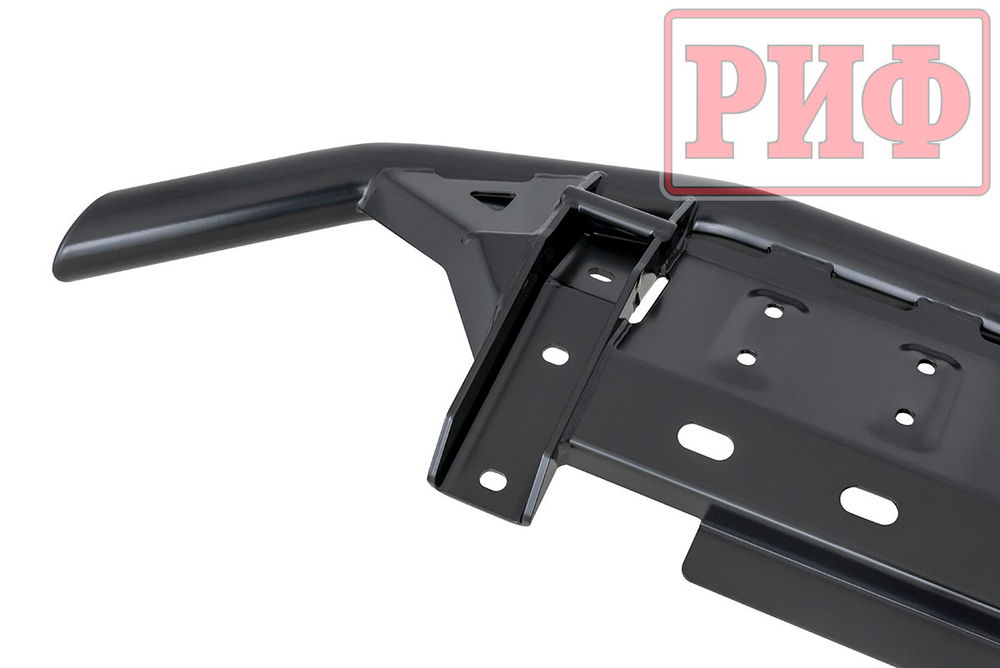 Бампер силовой передний Toyota Land Cruiser Prado 150 2013-2017 c защитой радиатора РИФ