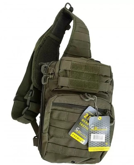 Cумка-Рюкзак GongTex EDC Rover Sling (8Л)(Олива)