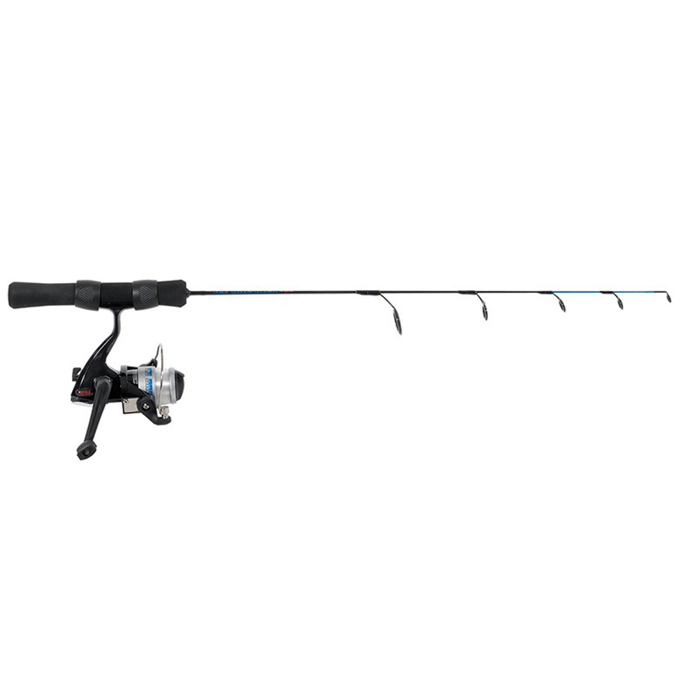 Комбо набор для зимней рыбалки RAPALA Ice Breaker удочка, катушка, лескаe 61cm Medium Heavy