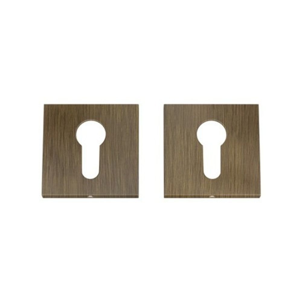 Накладки цилиндровые Code Deco Slim DP-C-30-AB бронза