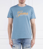 Футболка SS CN GUESS 3D EMBRO GUESS - голубой(M3GI25 K8FQ4)