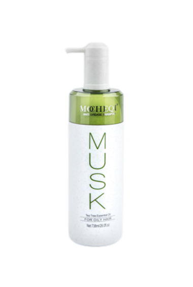 MOCHEQI Professional Musk Anti-Grease Shampoo — шампунь для жирной кожи головы с кератином и маслом чайного дерева