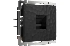 Розетка RJ45 Werkel Hammer черная 36178
